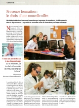 Article magazine Businews Janvier 2020 Provence Formation