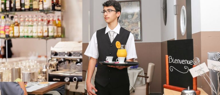 Elève de service en restauration