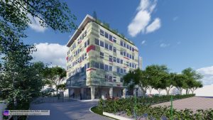 Bâtiment lycée Edmond Rostand